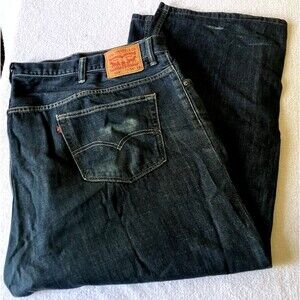 Levi’s 559 Jeans Blue Straight Leg Relaxed 52 54 x 27.5 Mens Dark Wash Denim Y2K